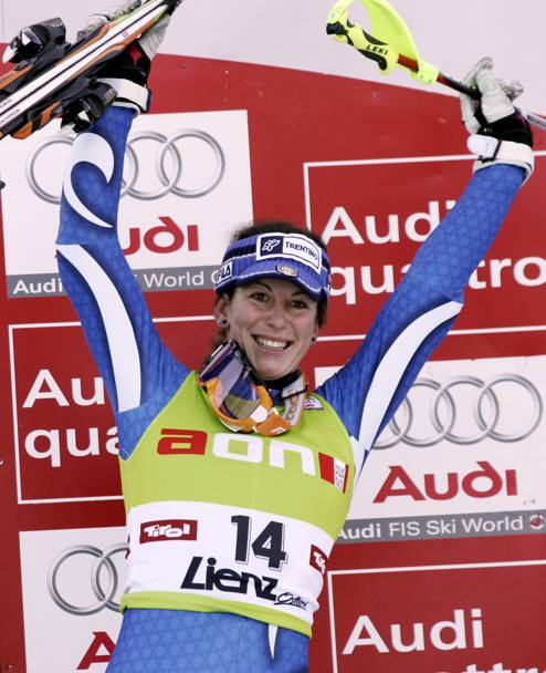 Chiara Costazza, 30 anni. Slalom, ha subito alcuni infortuni in carriera, una vittoria in Coppa quest’anno (Reuters)